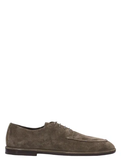 FERRAGAMO MEN'S LACE-UP SHOES