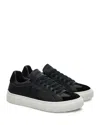 Ferragamo Low Top Sneaker With Gancini Ornament In Black