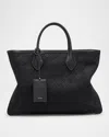 Ferragamo Large Logo Tote Bag In Nero/logo