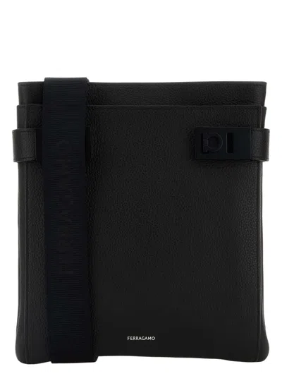 Ferragamo Men's Leather Crossbody Bag