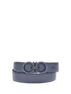 Ferragamo Leather Belt Reversible Textured Finish