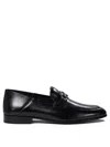 Ferragamo Biarritz Leather Loafers In Animal Print