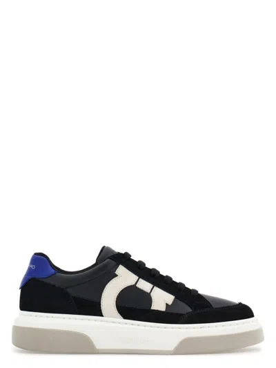 FERRAGAMO MEN'S LOW SNEAKER WITH HOOKS