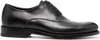 Ferragamo Lace-up Leather Oxford Shoes In Grey