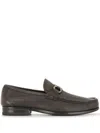 Ferragamo Grandioso Slip-on Loafers In Brown