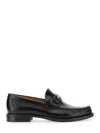 Ferragamo Men Moccasin Gancini In Black