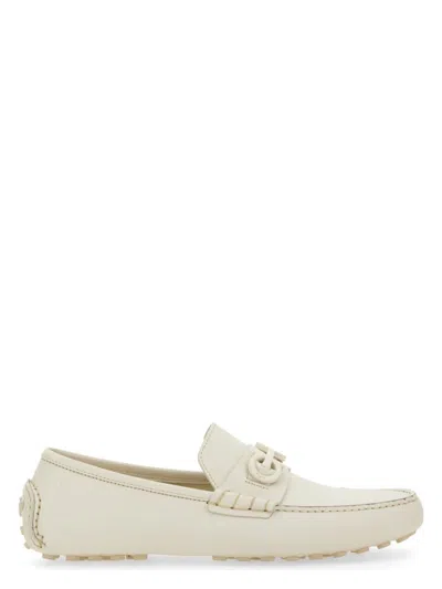 FERRAGAMO MEN'S MOCCASIN WITH GANCINI ORNAMENT LOAFER