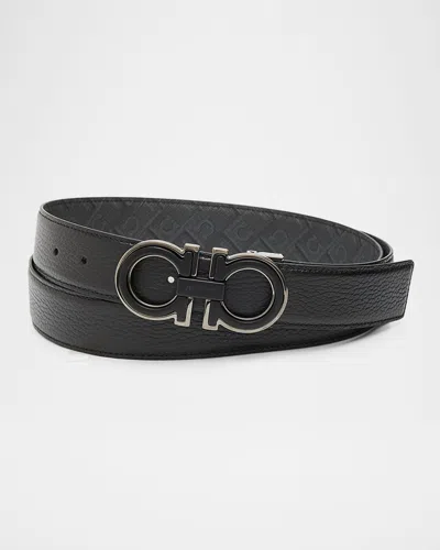 Ferragamo Men's Multi-belt Gift Box In Brown