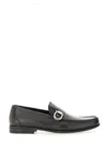 Ferragamo Moccasin With Gancini Ornament In Multicolor