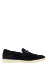 Ferragamo Leather Loafers With Gancini Ornament