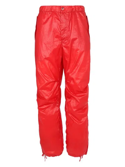 FERRAGAMO MEN'S NYLON CARGO PANTS
