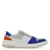 Ferragamo Leather And Technical Fabric Sneakers In Blue