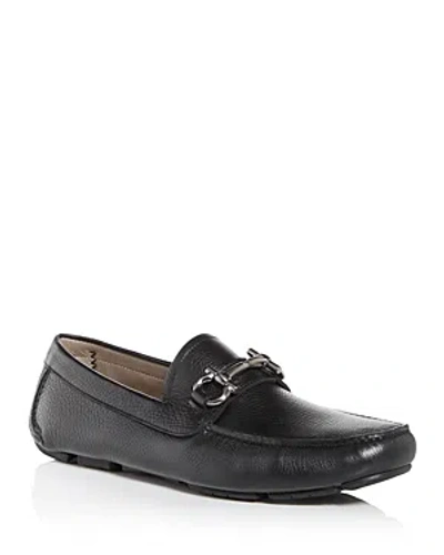FERRAGAMO MEN'S PARIGI NEW ARIZONA LEATHER DRIVERS - REGULAR