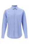 Ferragamo Poplin Shirt Shirt And Blouse In Blue