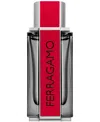 Ferragamo Men's Red Leather Eau De Parfum Spray, 3.4 Oz. In No Color
