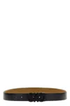 Ferragamo Reversible Gancini Belt In Black