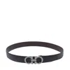 Ferragamo Adjustable And Reversible Gancini Belt