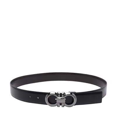 FERRAGAMO FERRAGAMO MEN REVERSIBLE GANCINI BELT