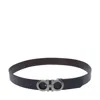 Ferragamo Adjustable And Reversible Gancini Belt