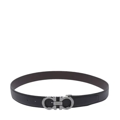 FERRAGAMO FERRAGAMO MEN REVERSIBLE GANCINI BELT