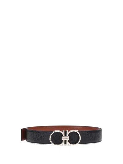 Ferragamo Men Reversible Gancini Belt