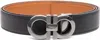 Ferragamo Men's Reversible Gancini Belt In Black