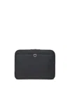Ferragamo Gancini Document Holder In Black