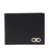 Ferragamo Men Revival Gancini Wallet In Black
