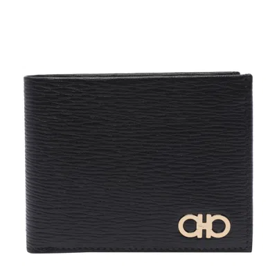 FERRAGAMO FERRAGAMO MEN REVIVAL GANCINI BIFOLD WALLET