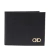 Ferragamo Men Revival Gancini Wallet In Black
