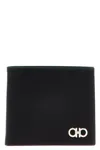 Ferragamo Revival Gancio Wallets And Card Holders In Black