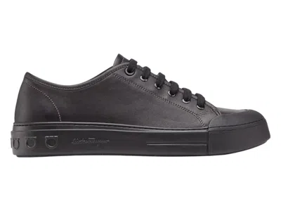 Pre-owned Ferragamo Men's Salvatore  Rebel Sneaker Sneakers In Black