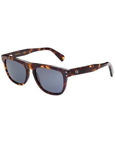 Ferragamo Men's Sf1111s 55mm Sunglasses In Brown