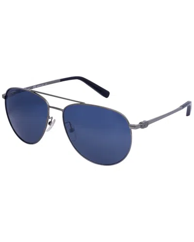 Ferragamo Men's Sf157s 60mm Sunglasses In Grey
