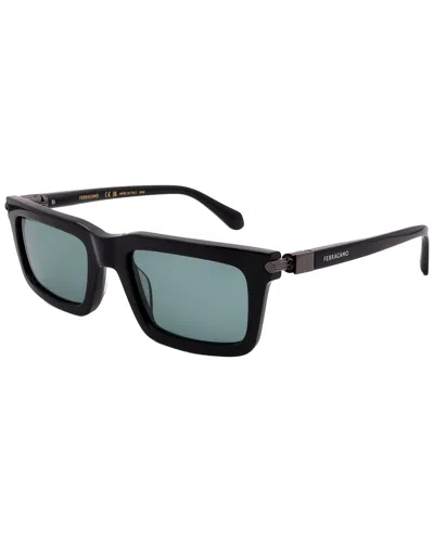 Ferragamo Men's Sf2015s 53mm Sunglasses In Black