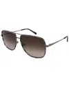 Ferragamo Men's Sf278s 60mm Sunglasses In Grey
