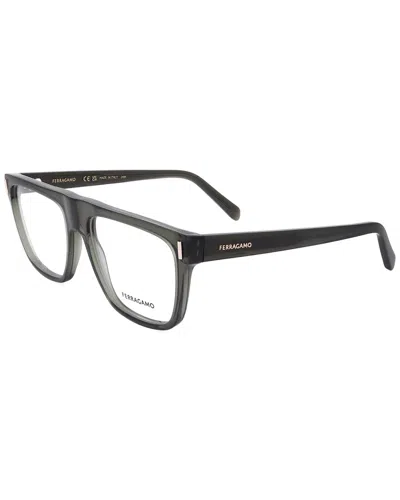Ferragamo Men's Sf2997 55mm Optical Frames In Gray