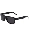 Ferragamo 58mm Rectangle Sunglasses In Black