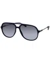 Ferragamo Men's Sf999s 60mm Sunglasses In Black