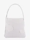 Ferragamo Men Shoulder Bag In Leather And Canvas With Cut-out Details