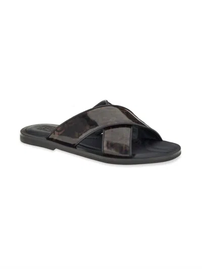 Ferragamo Men's Sion Criss-cross Sandals In Caraway In Multi