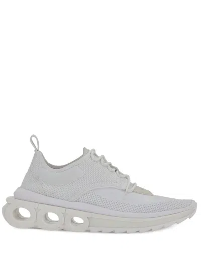 Ferragamo Men's Sneakers In White