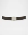 Ferragamo Snap Double-sided Waistband In T.moro