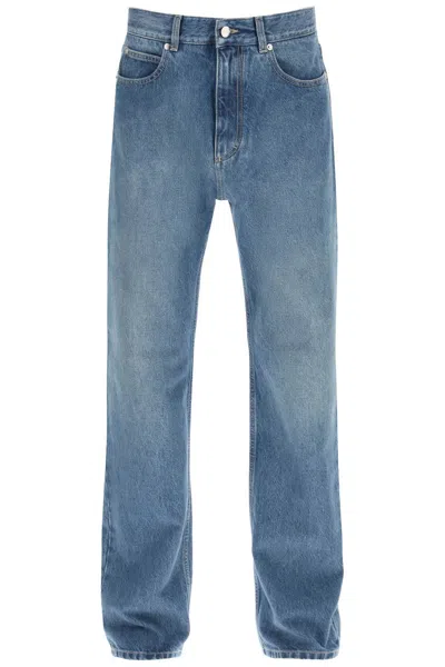 Ferragamo Men's Straight-leg Denim Jeans For Ss24 In Blue
