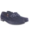 Ferragamo Men's Suede Rolo Loafer (authentic Pre-loved) In Multi