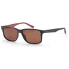 Ferragamo Salvatore  Brown Rectangular Men's Sunglasses Sf938s 023 57 In Brown