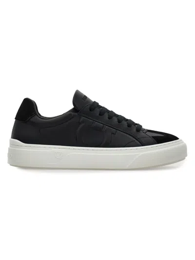 FERRAGAMO MEN'S THOR LOW-TOP SNEAKERS