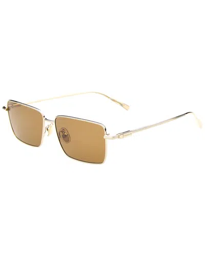 Ferragamo Men's Timeless 57mm Sunglasses In Gold