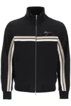 Ferragamo Logo-engraved Zip-up Jacket In Nero