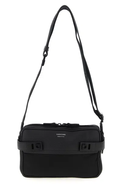 FERRAGAMO FERRAGAMO MEN 'TWINS NYLON' CROSSBODY BAG